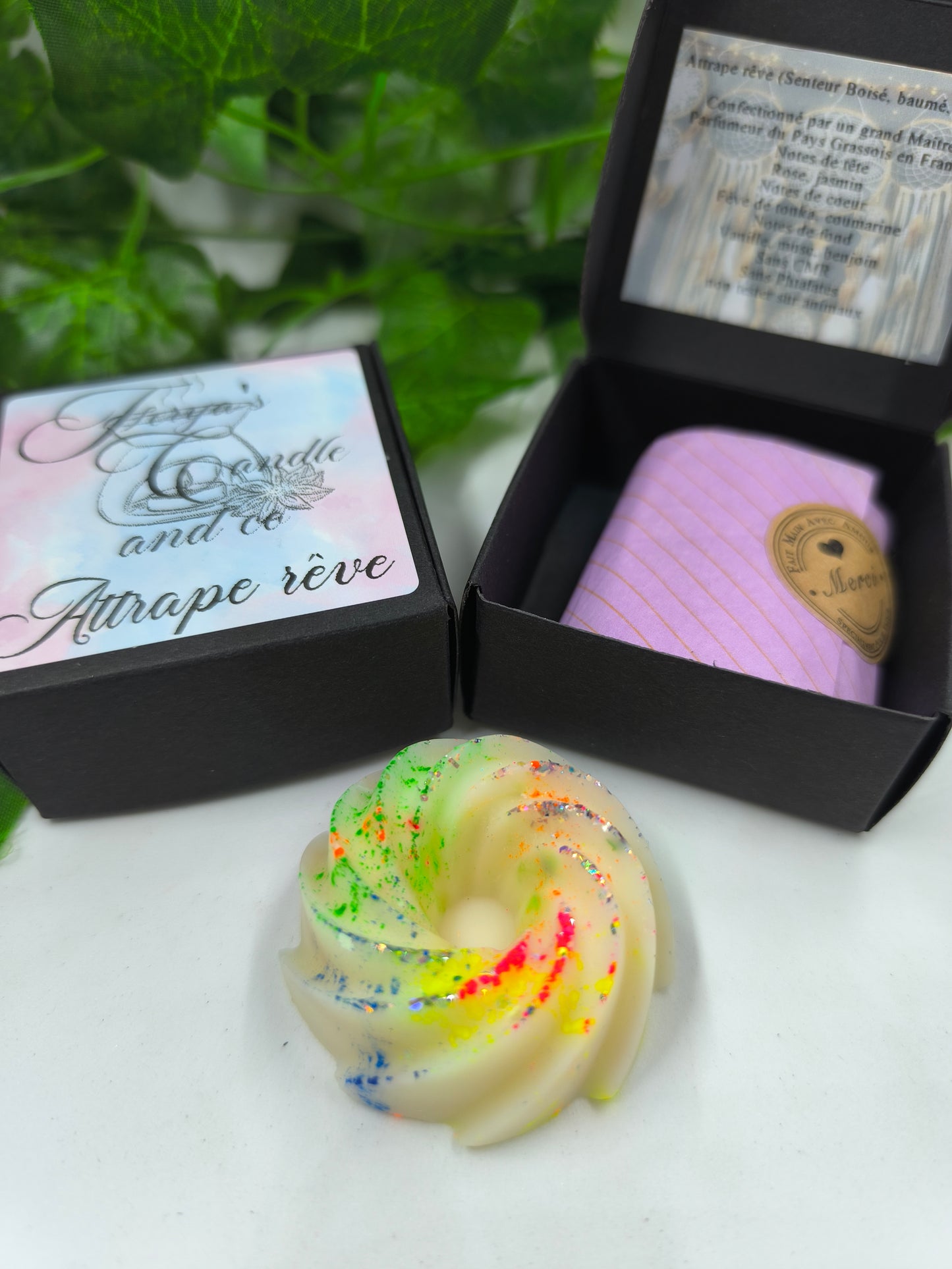 Fondant parfumée 20g avec sont écrin
