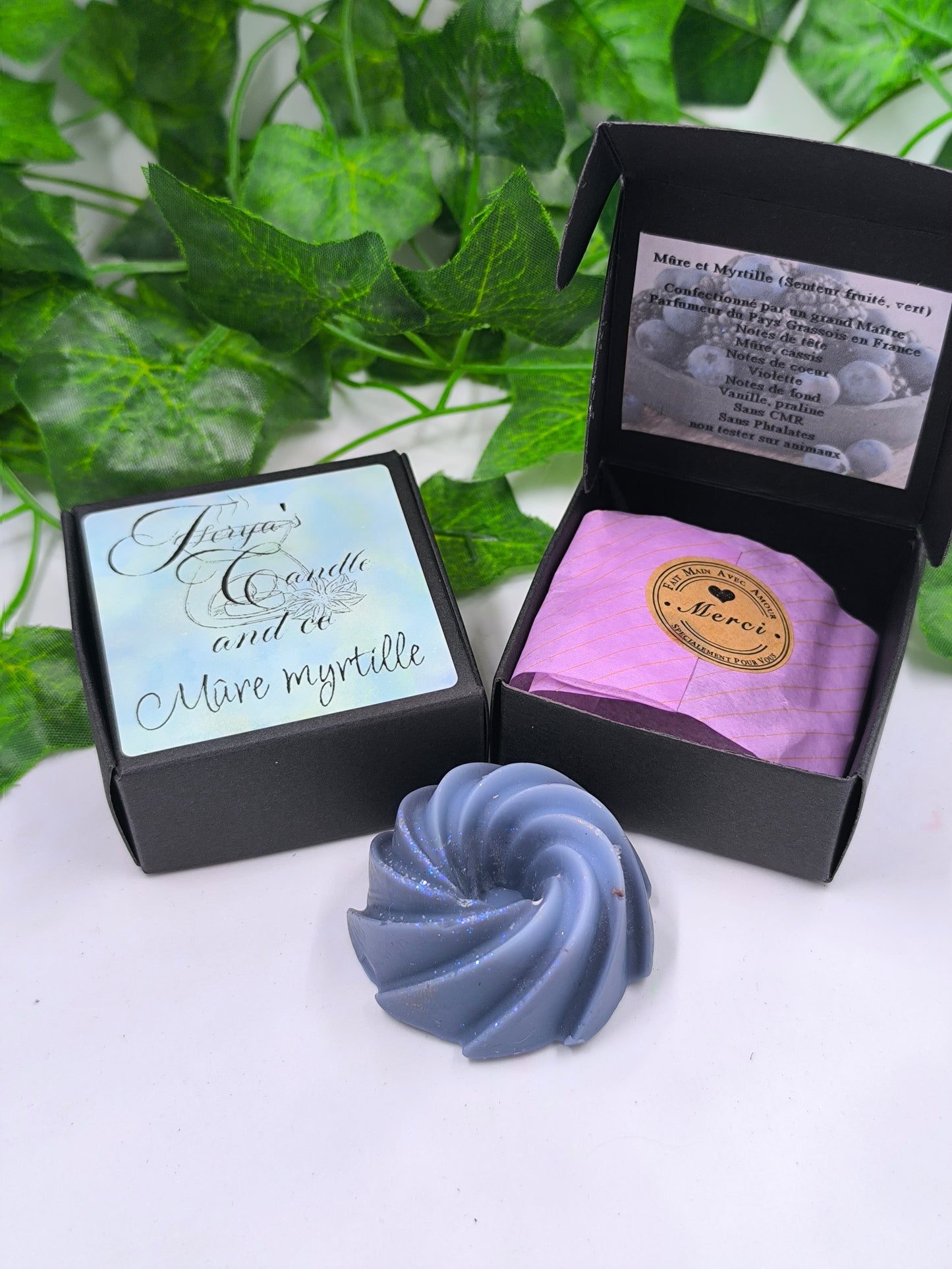 Fondant parfumée 20g avec sont écrin