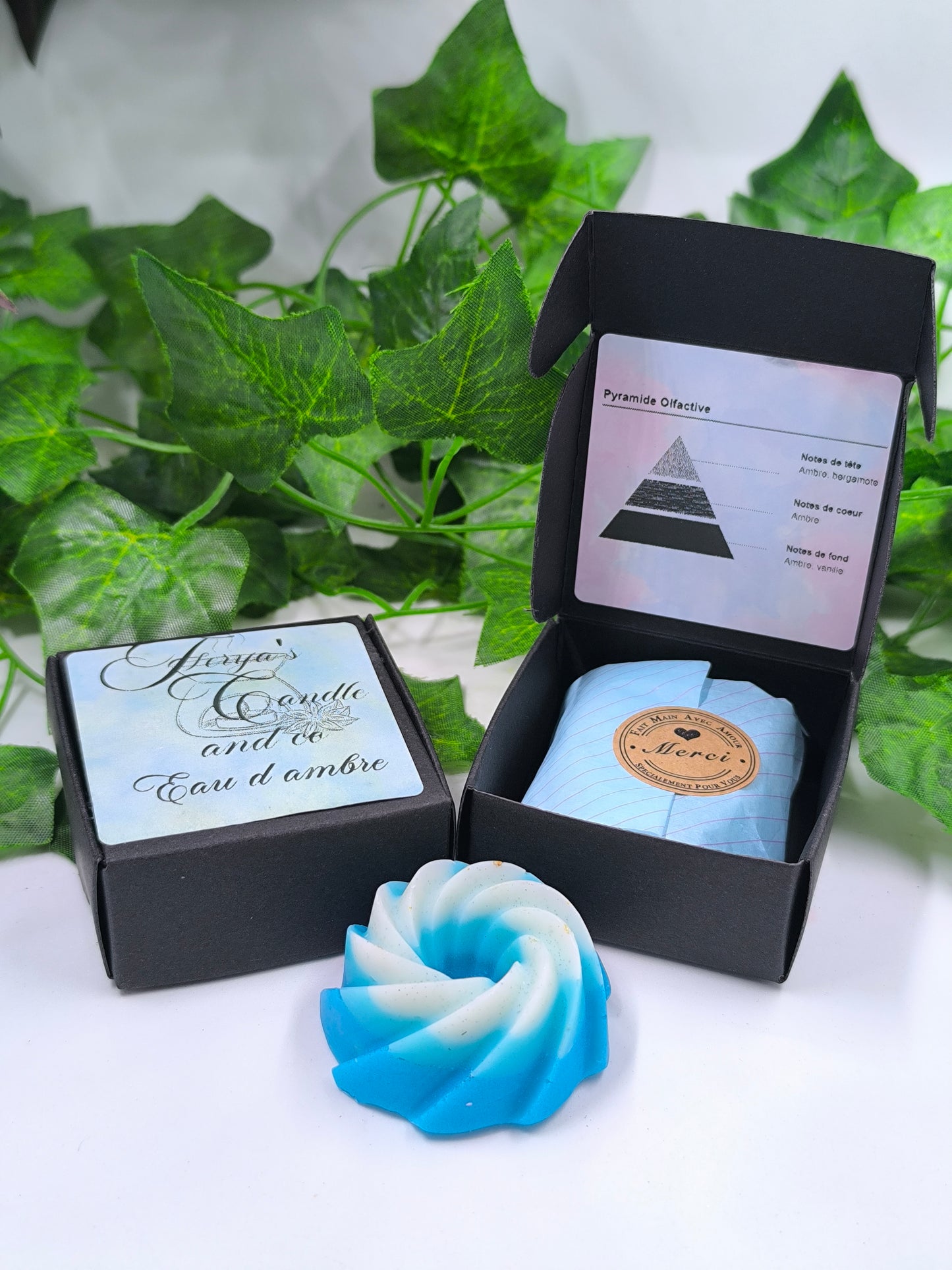 Fondant parfumée 20g avec sont écrin