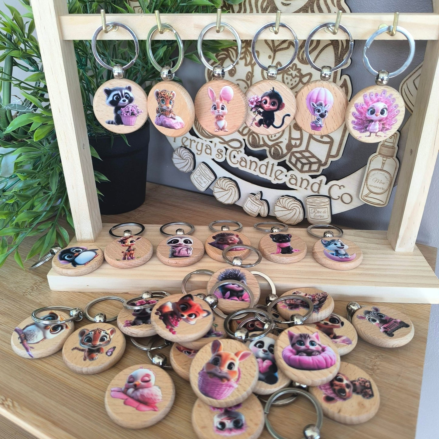 Porte clef rigolo animaux