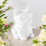 Brûleur Parfum en Céramique – Bouledogue Chic & Déco