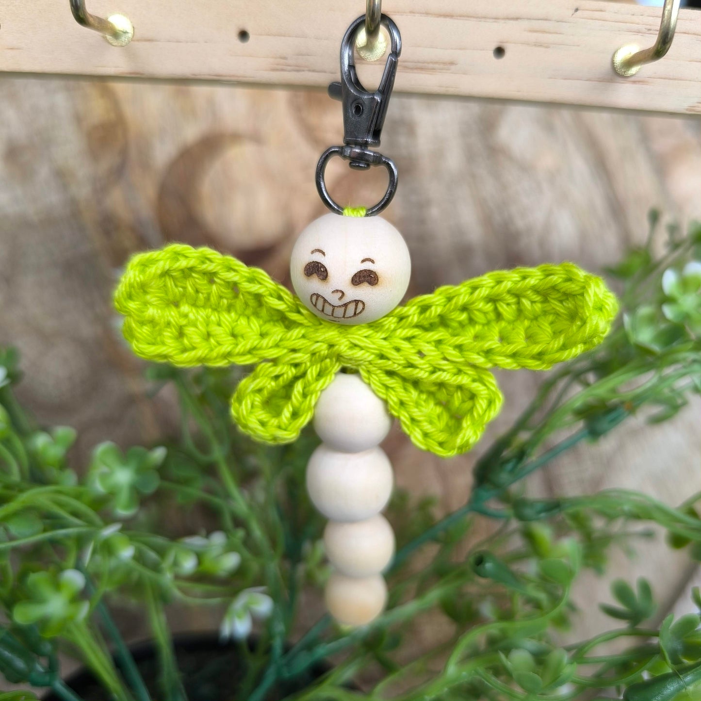 Porte-clés / Accessoires de sac – Libellule artisanale
