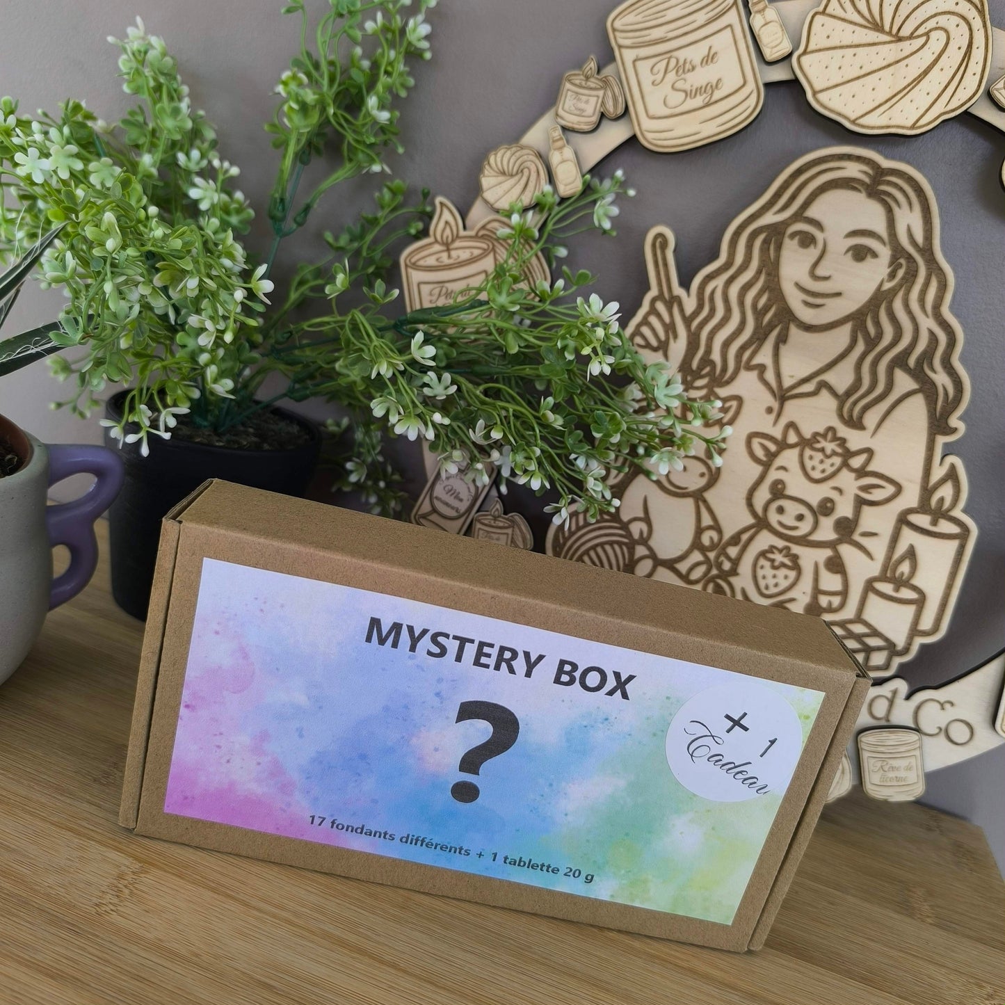 Mystery box 17 fondants + 1 tablette