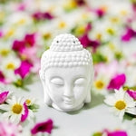 Brûleur Parfum en Céramique – Tête de Bouddha
