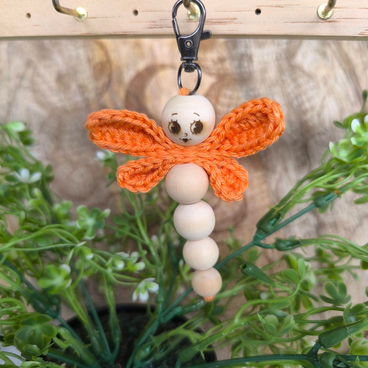 Porte-clés / Accessoires de sac – Libellule artisanale