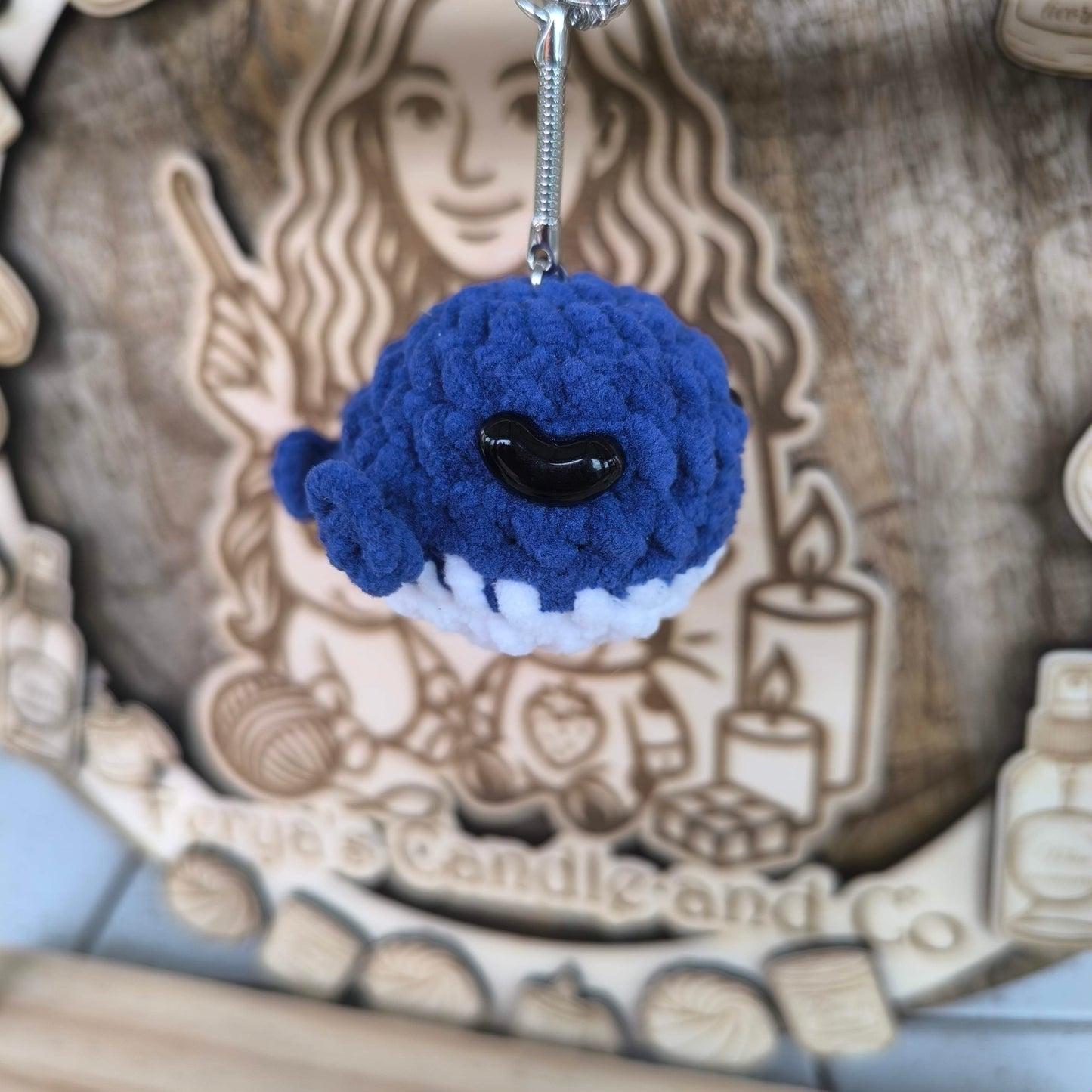 Porte-clé / Bijou de Sac – Baleine