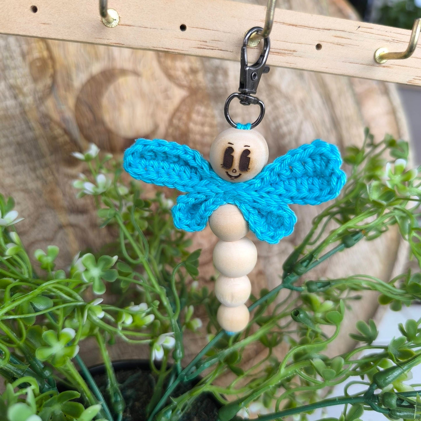 Porte-clés / Accessoires de sac – Libellule artisanale