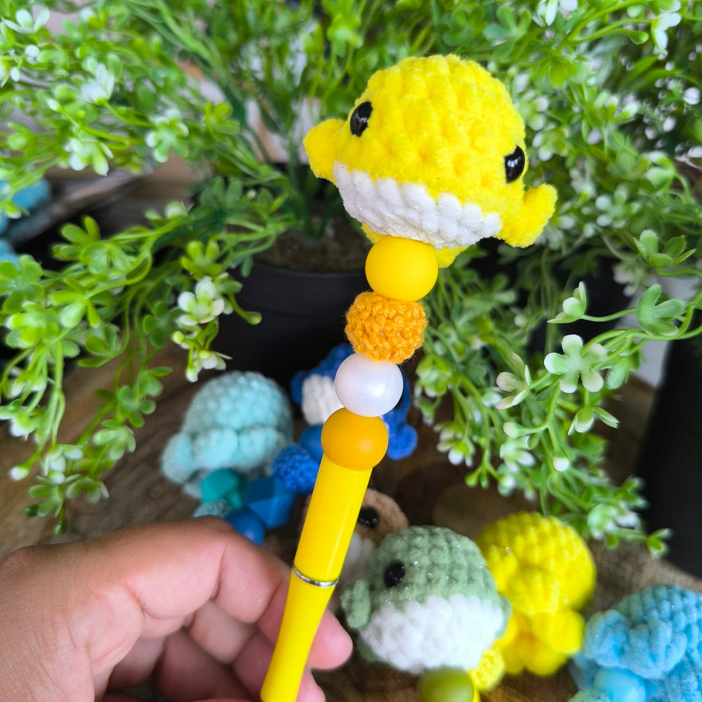 stylo peluche