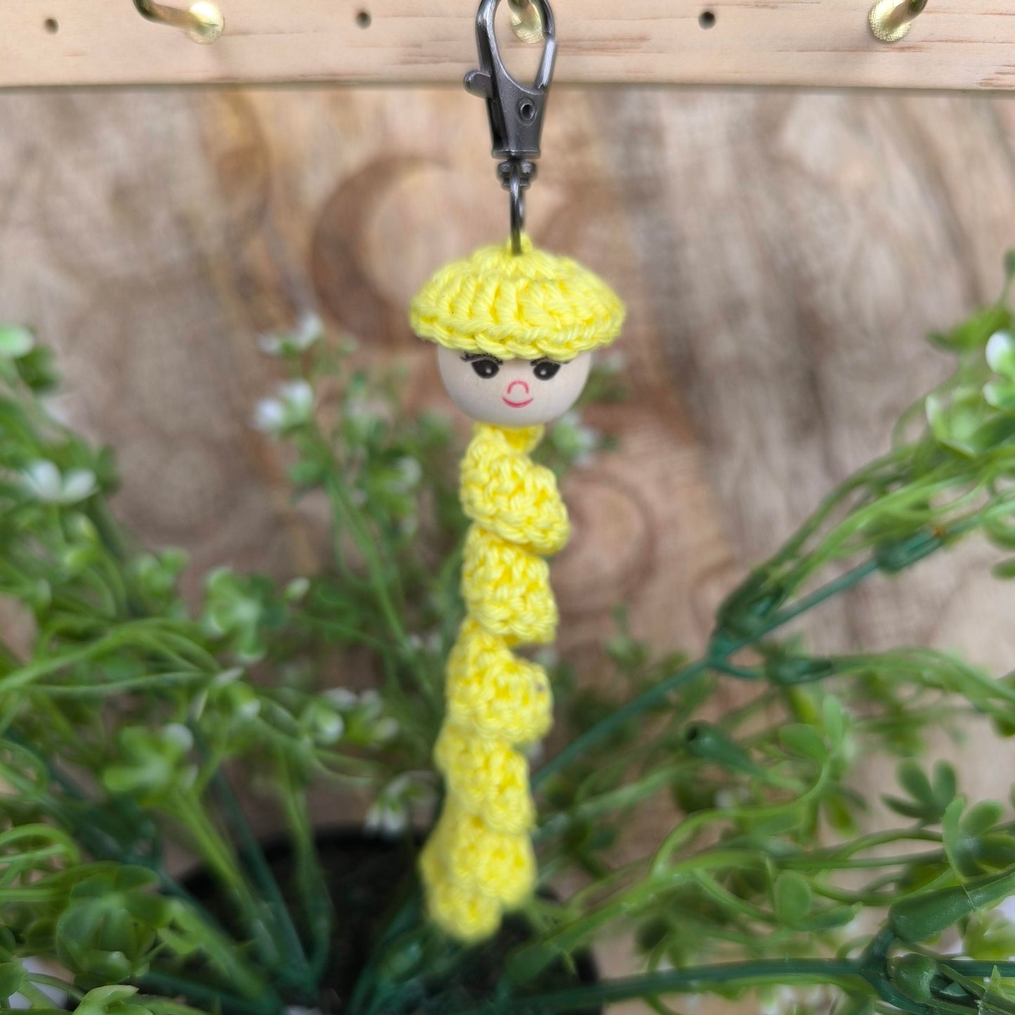 Porte-clés / Gri-gri de sac – Chenille du Bonheur
