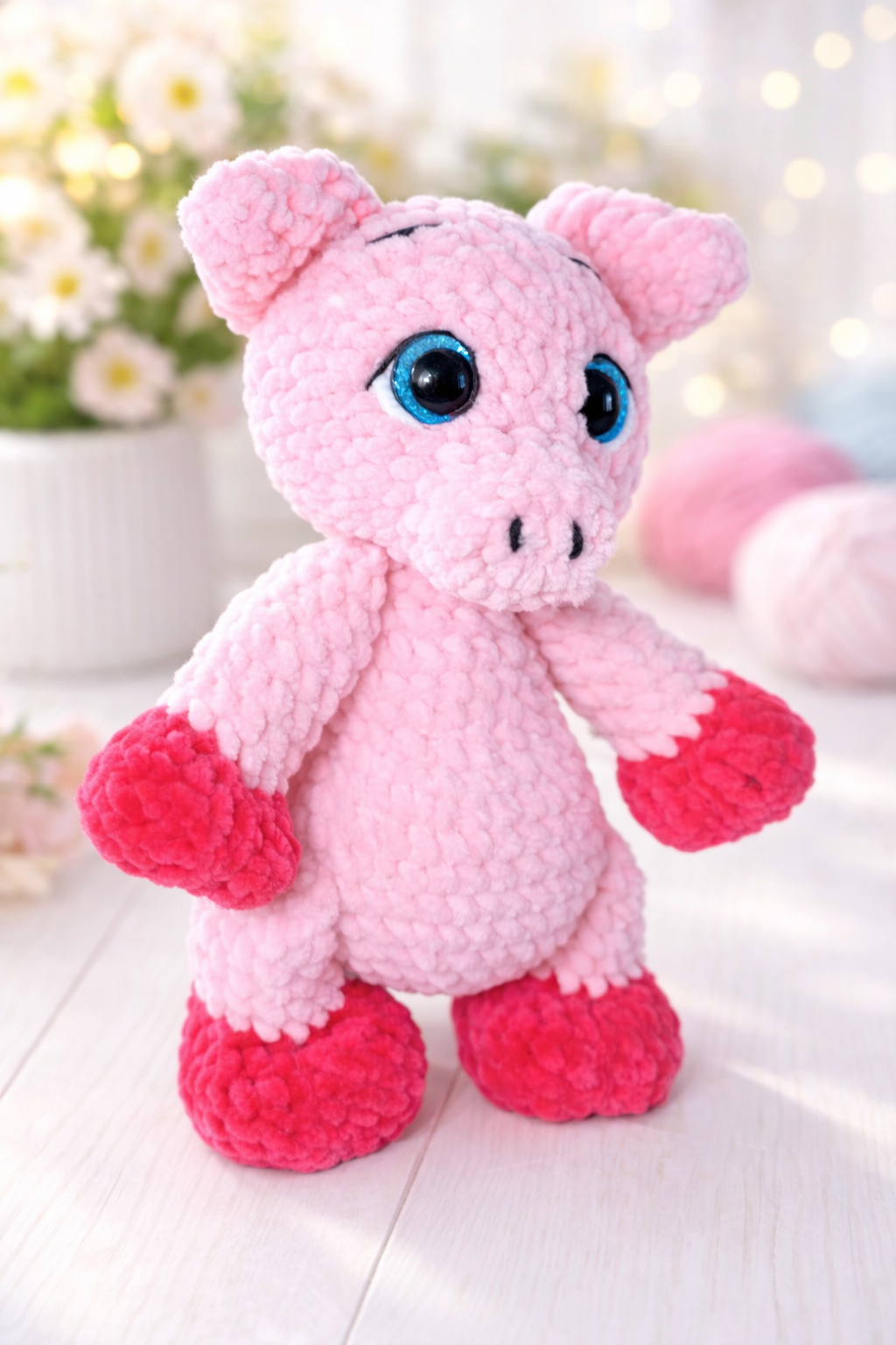 Patron ''Cochon '' crochet