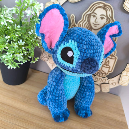 precomande Peluche extraterrestre bleu