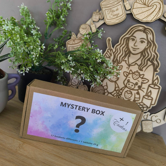 Mystery box 17 fondants + 1 tablette