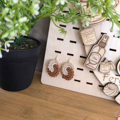 Boucle d'oreille '' Infinity '' Argent