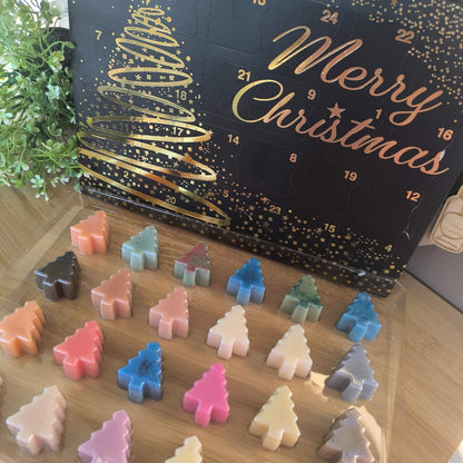 Calendrier de l'avent fondant parfumé sapin