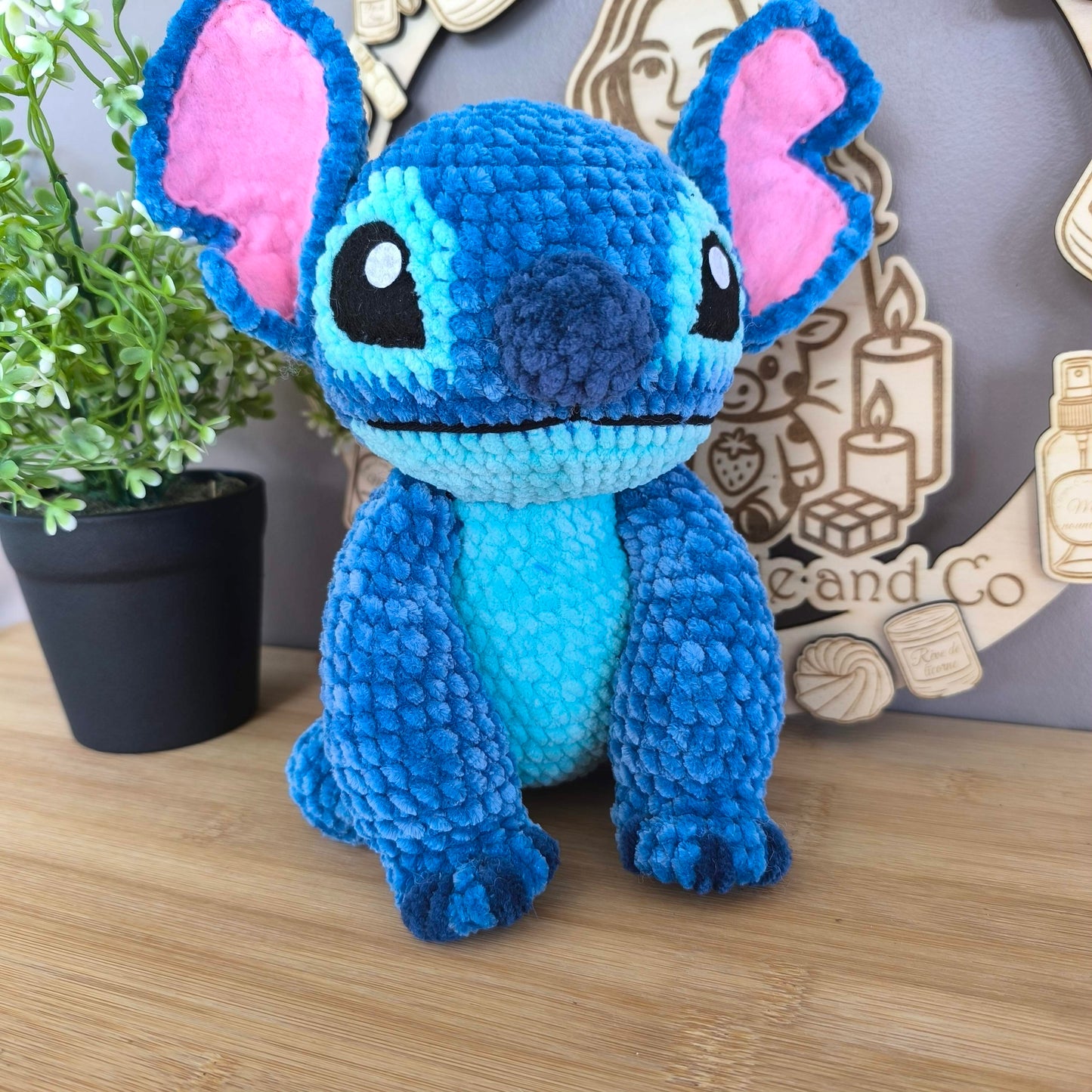 precomande Peluche extraterrestre bleu