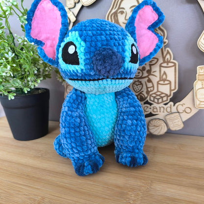 precomande Peluche extraterrestre bleu