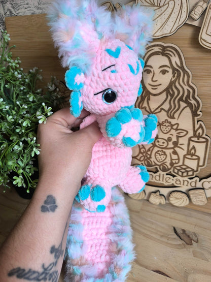 Peluche AxolotlChat au crochet