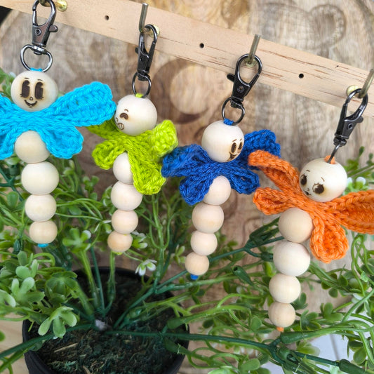 Porte-clés / Accessoires de sac – Libellule artisanale