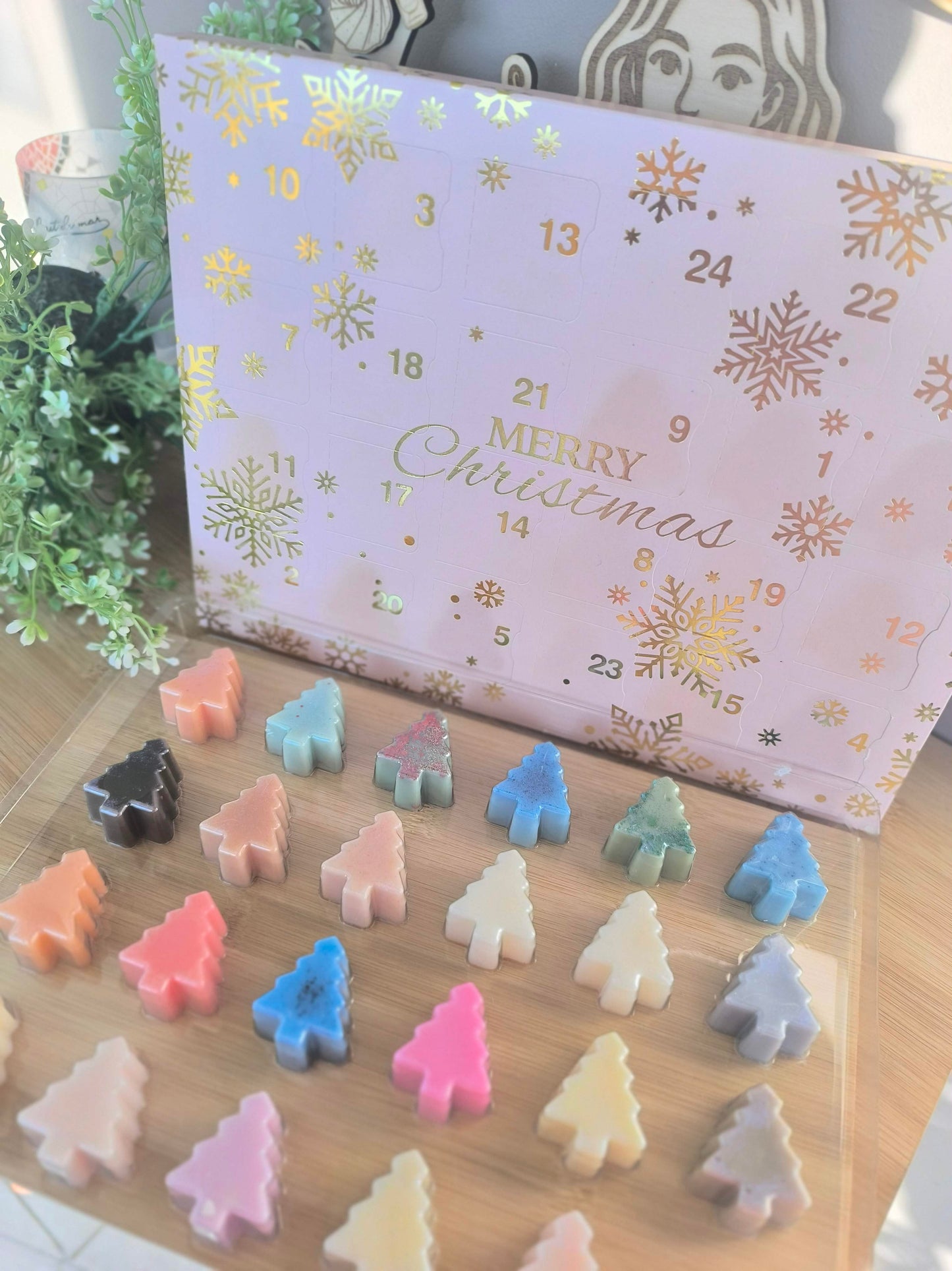 Calendrier de l'avent fondant parfumé sapin