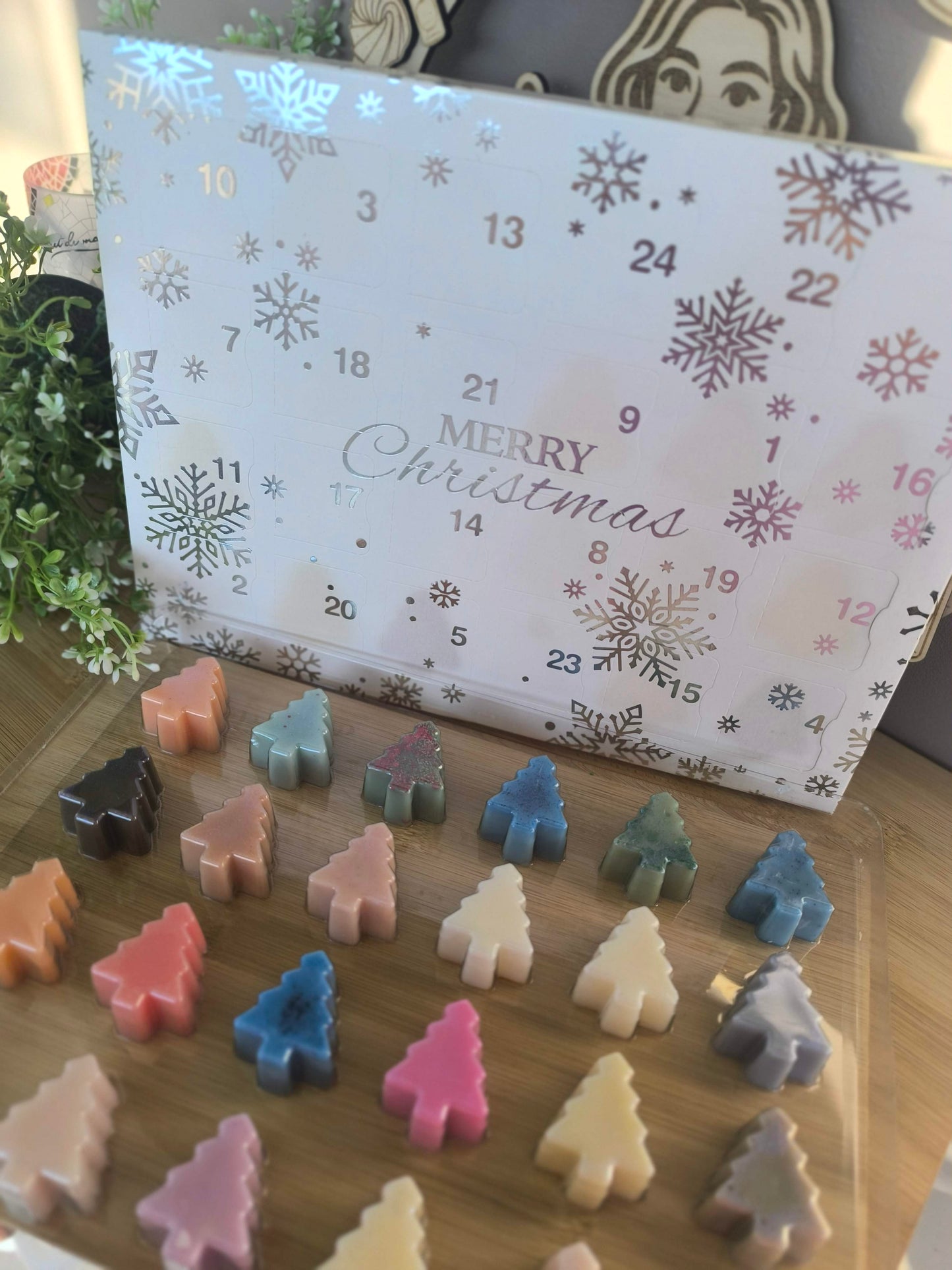 Calendrier de l'avent fondant parfumé sapin