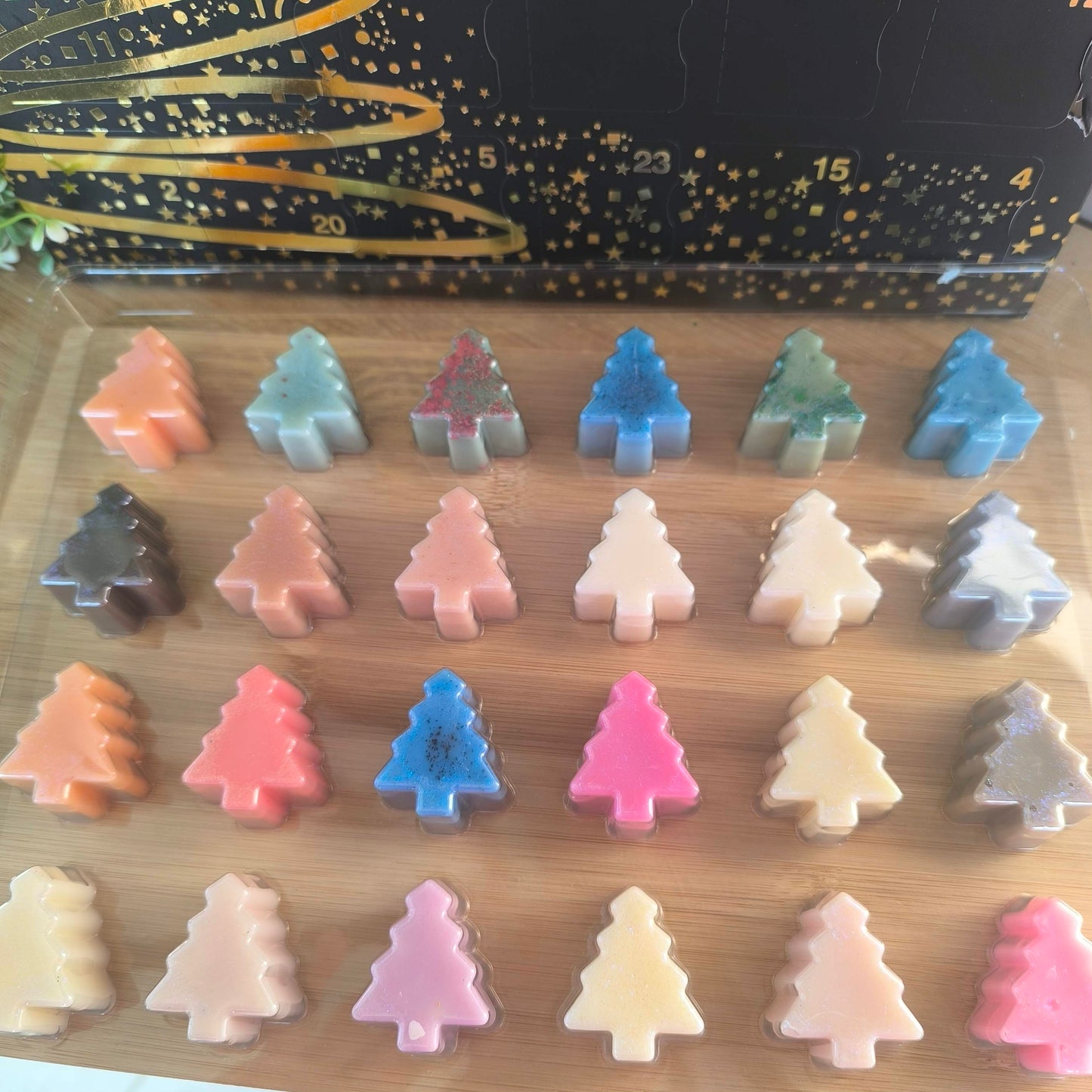 Calendrier de l'avent fondant parfumé sapin